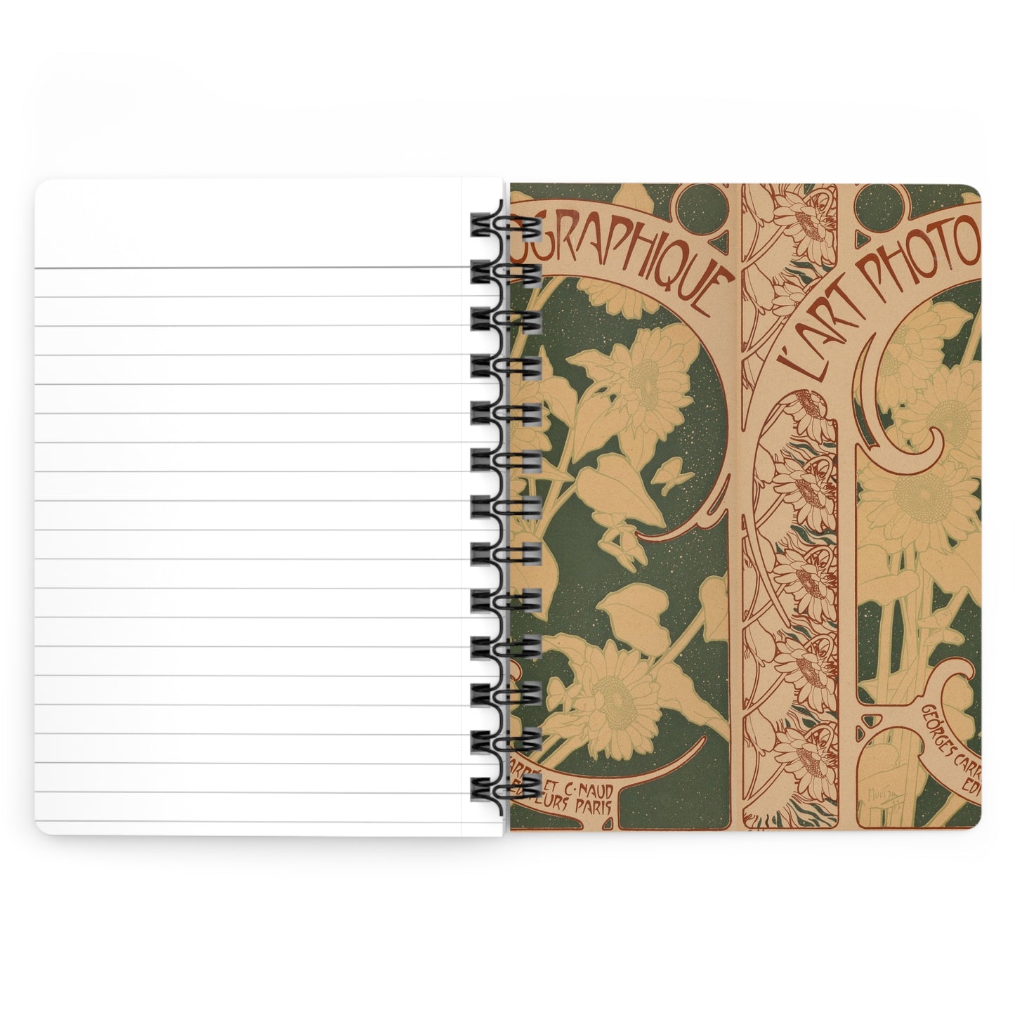 Art Nouveau Floral Journal – Vintage L'Art Photographique Design