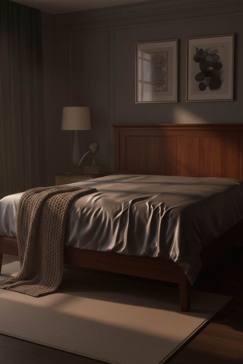 Moody Silk Duvet Cover - Website & Pinterest