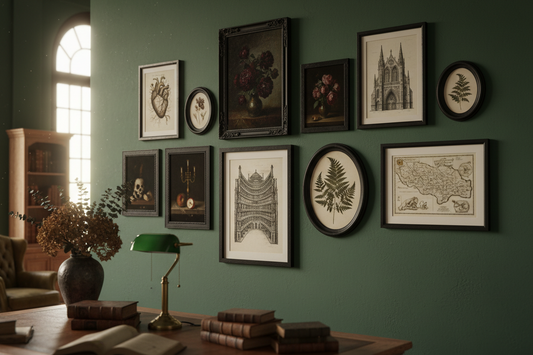 How to Create a Dark Academia Gallery Wall That Tells a Story