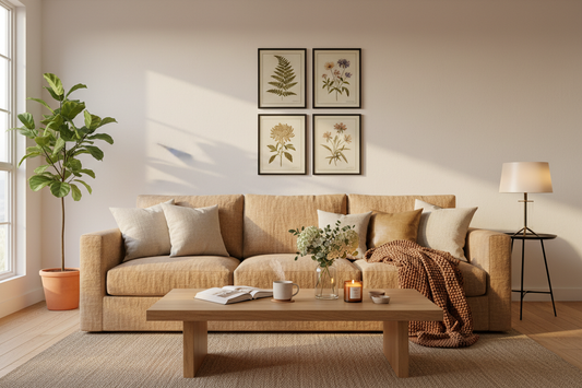 The Art of Mixing Vintage Botanicals with Modern Decor