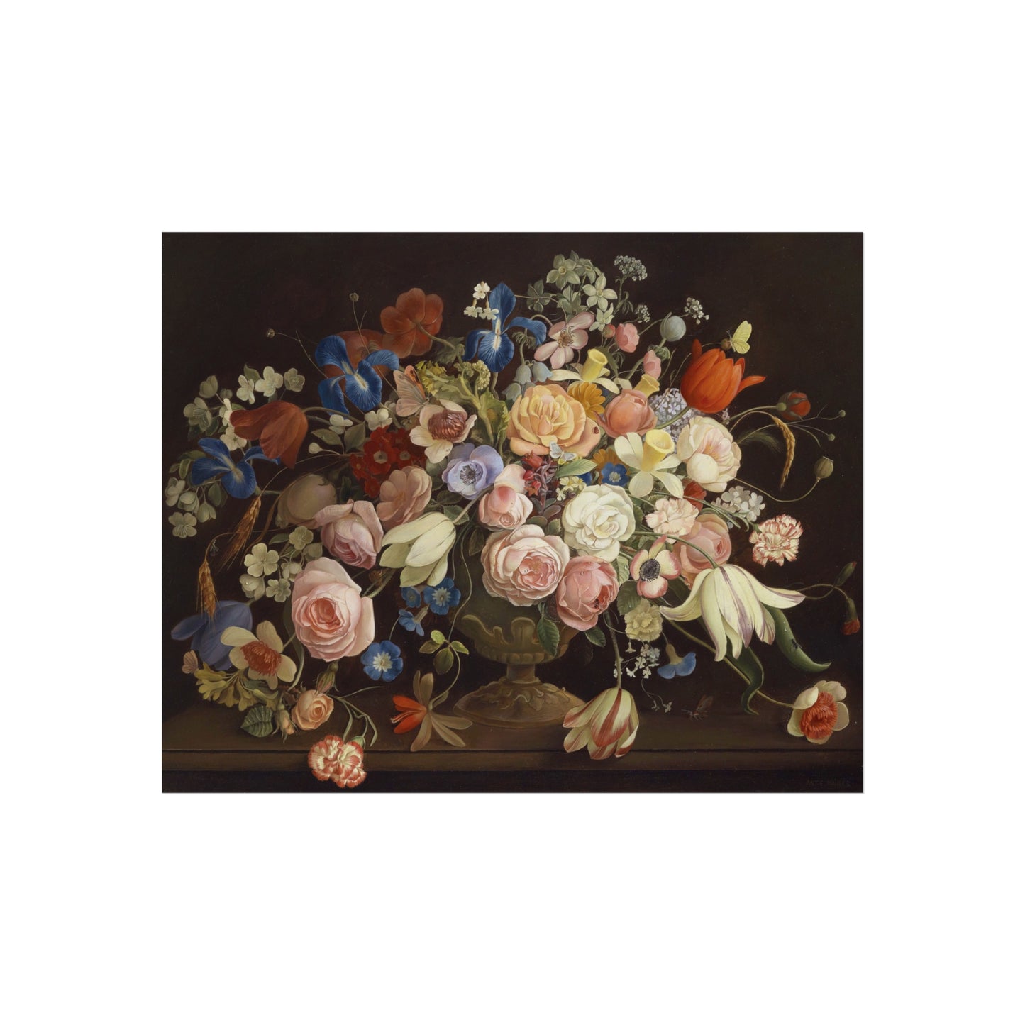Fine Art Poster — Vintage Floral Still Life Print