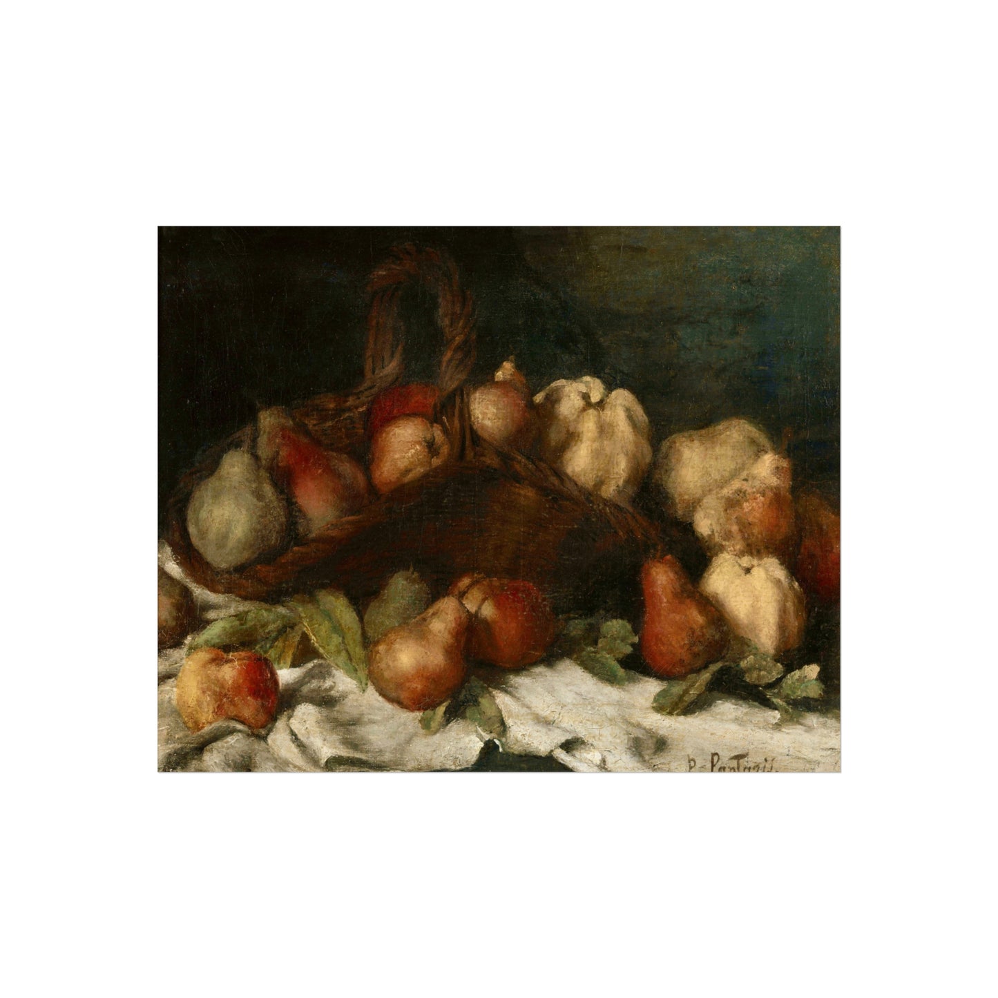Still Life Fruit Fine Art Poster — Classic Vintage Kitchen Wall Art
