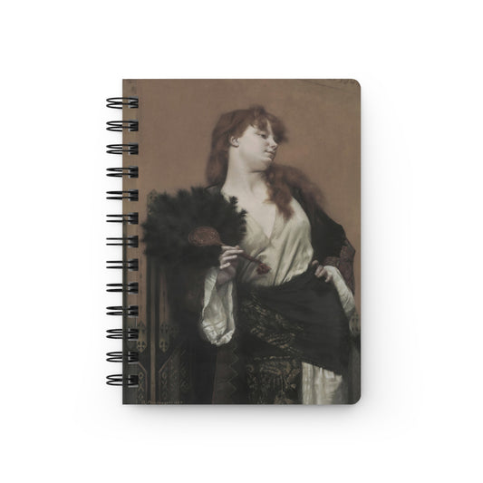 Victorian Muse Spiral Journal — Vintage Portrait Notebook for Writing & Sketching