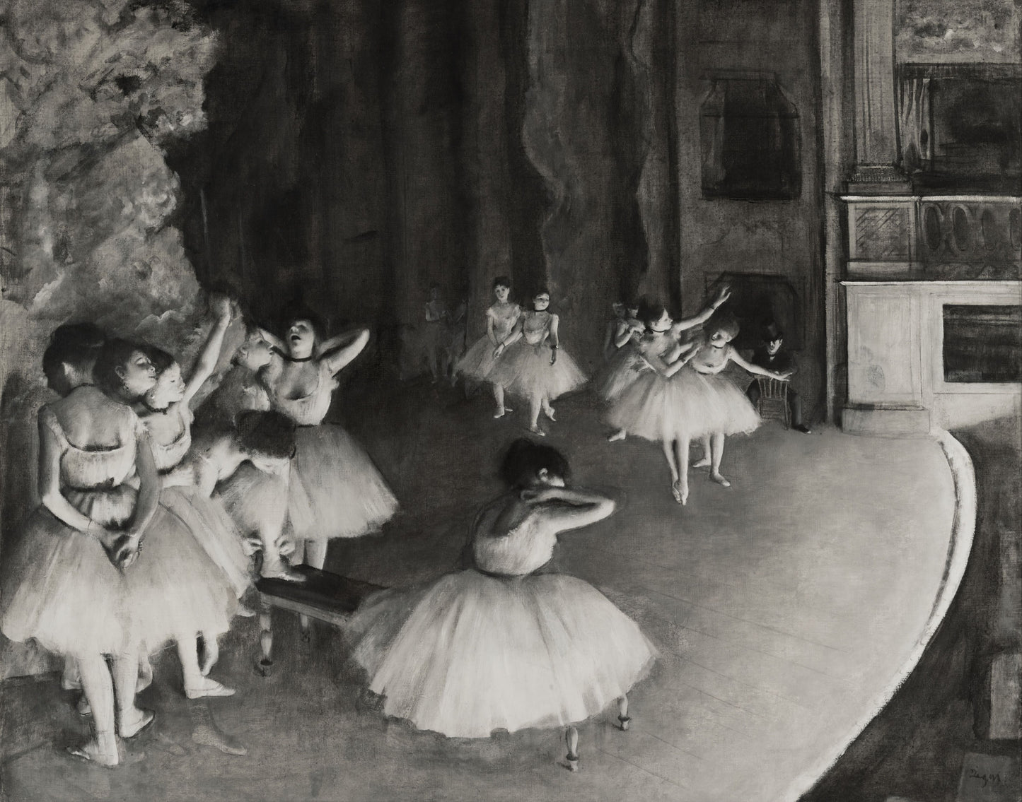 Ballet Dancers Digital Print — Vintage Dance Wall Art Download