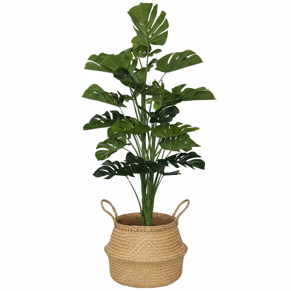 4ft Monstera Plant - Clean White Background Product Image