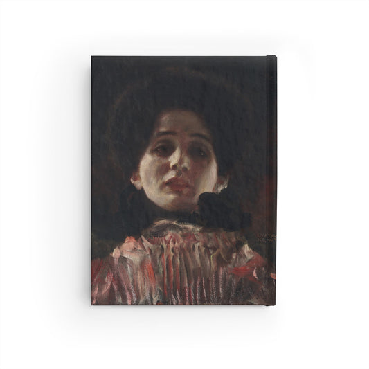 Canvas print of a portrait with a dark background