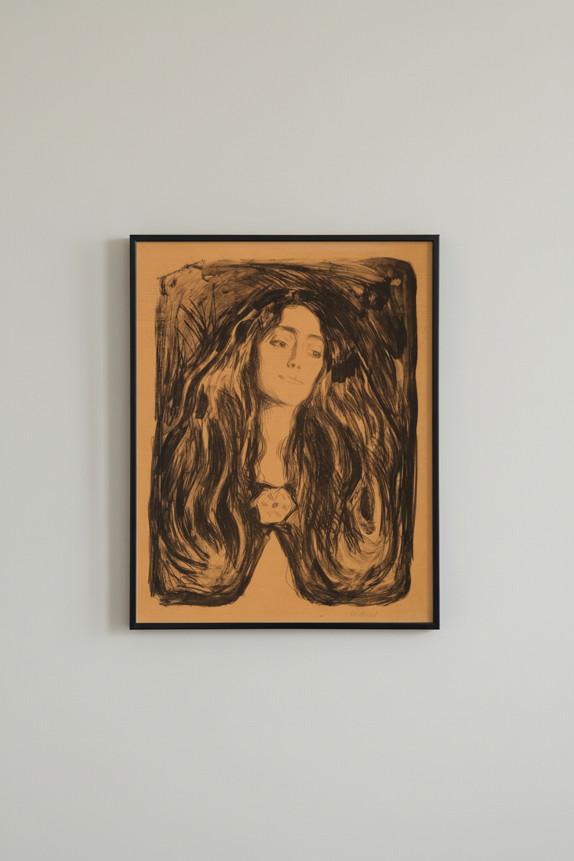 Black frame - no matting
