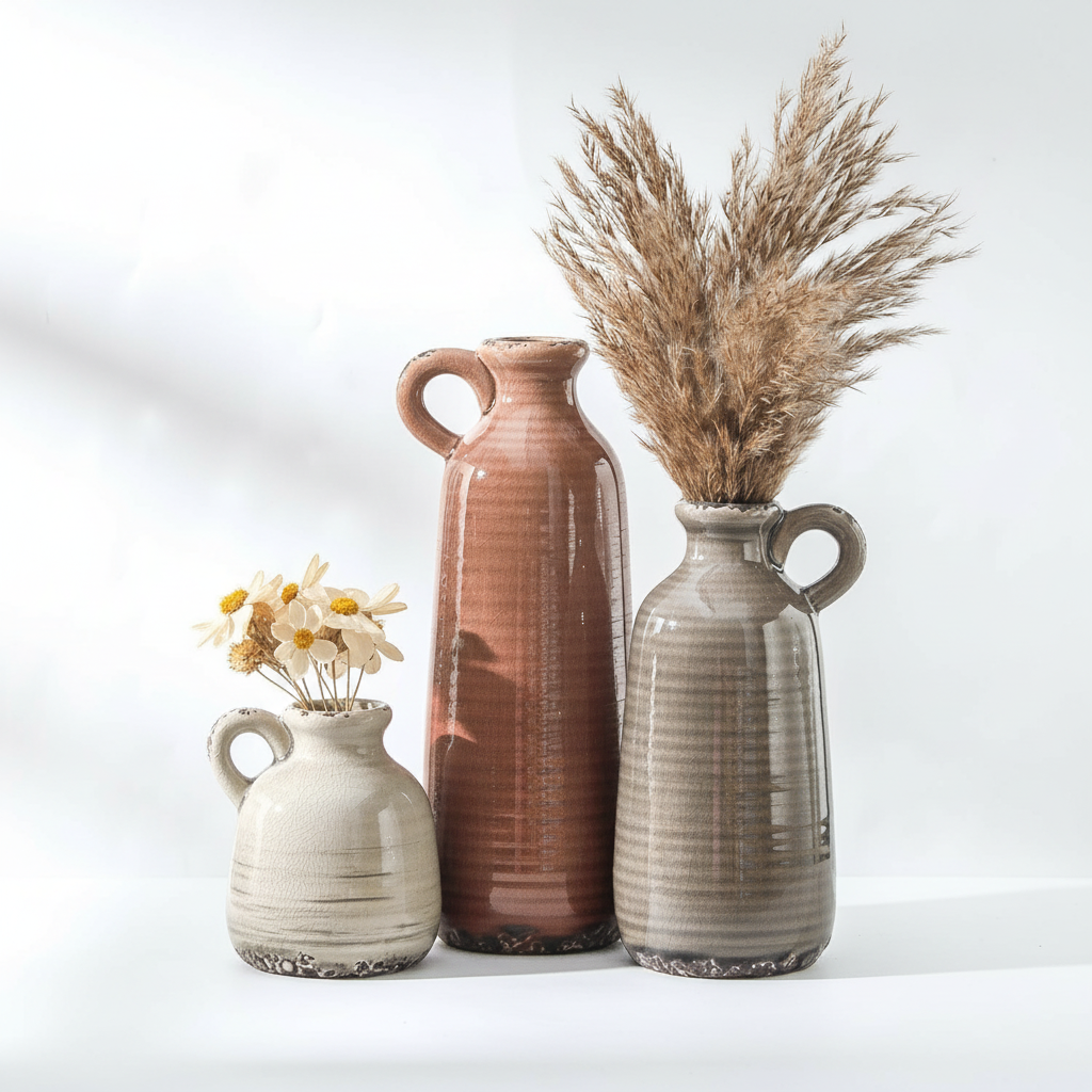 Ceramic Vases Set of 3