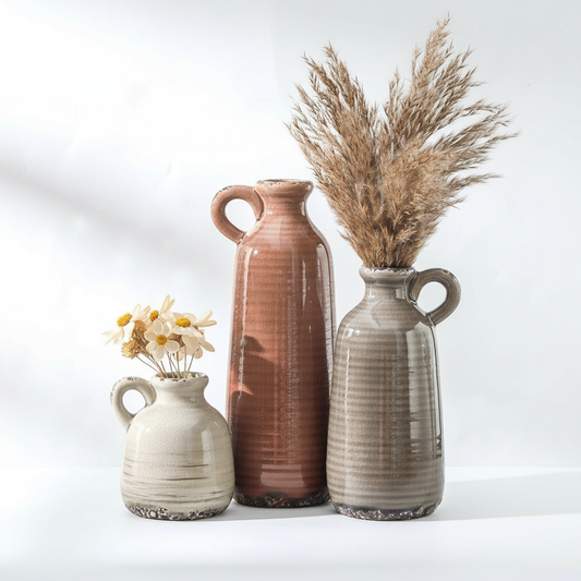 Ceramic Vases Set of 3
