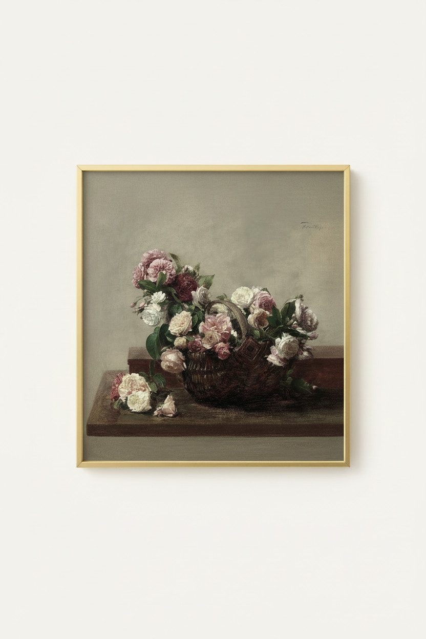 Classic Flower Still Life - Corrected