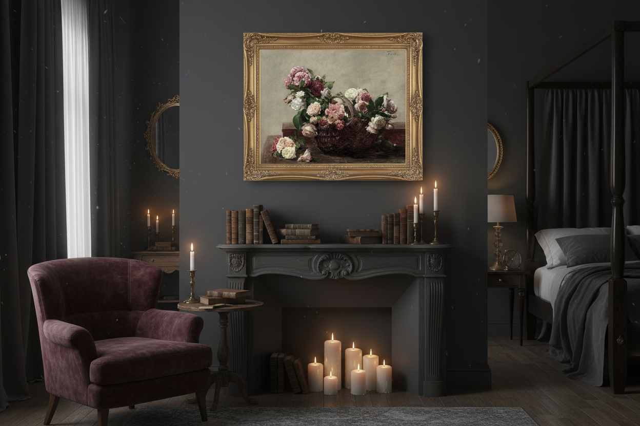 Dark Bedroom Mockup