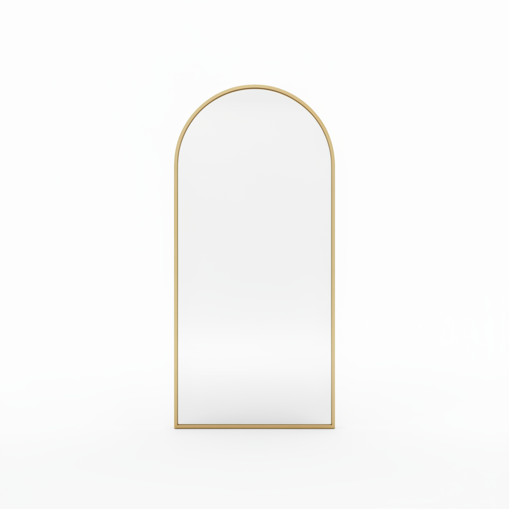 Gold Arched Mirror