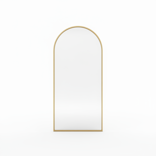 Gold Arched Mirror