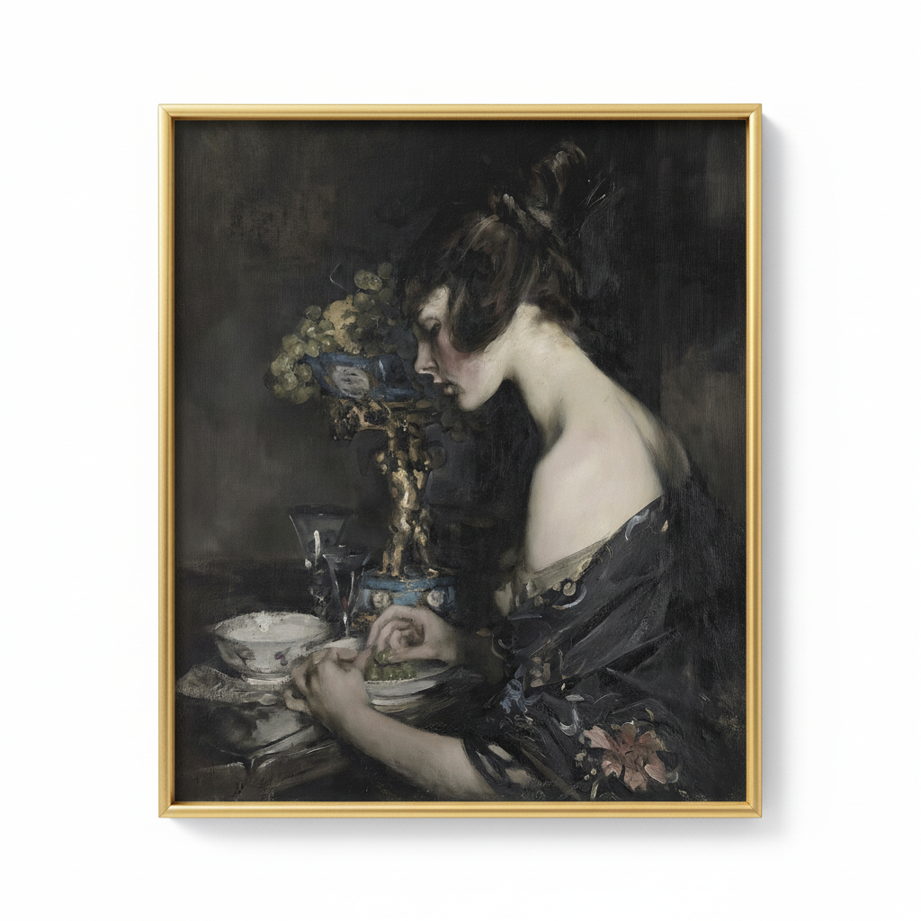 Gold Framed Portrait - No Mat