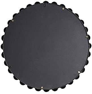 Madison Park Gold Beaded Round Mirror 27" - Marlowe Metal Frame Wall Mirror
