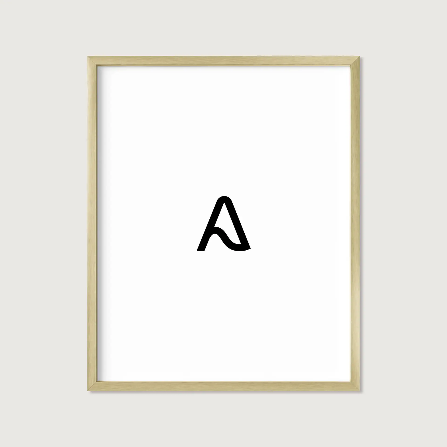 Gold Framed Mushroom Botanical Print | Dark Academia Wall Art