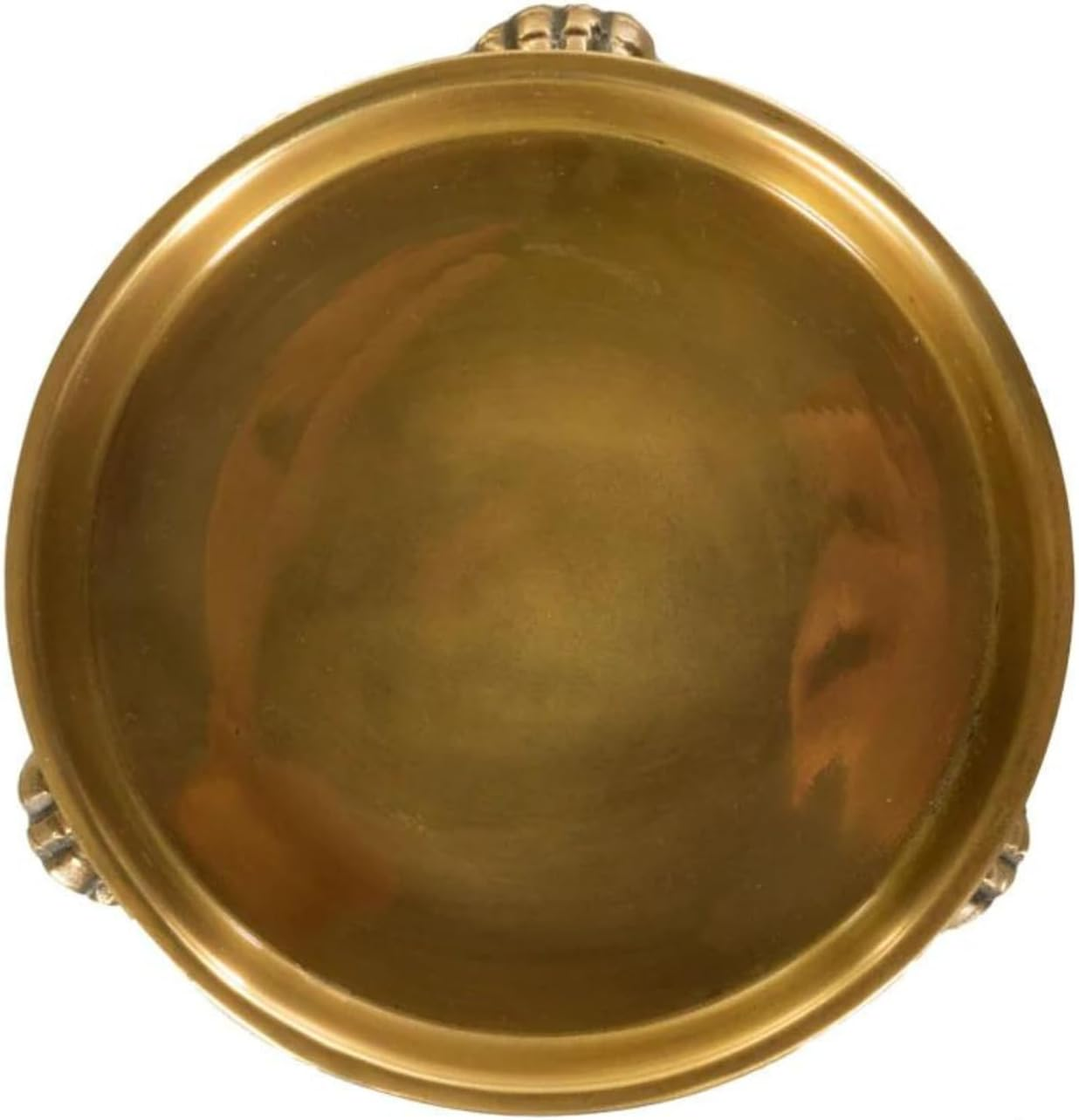 Gold Clawfoot Dish with Lion Paw Feet - Decorative Catchall for Jewelry, Candles & Home Decor