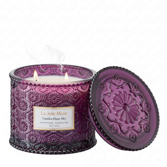 LA JOLIE MUSE Vintage Glass Candle