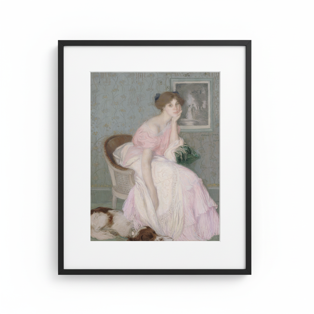 Pet Wall Art - Black Frame
