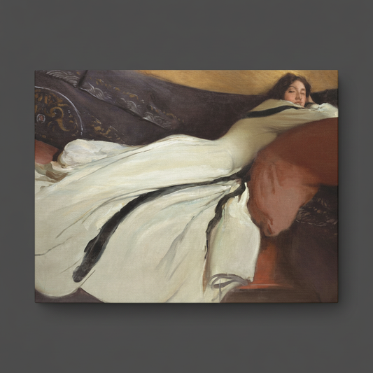 Reclining Woman Canvas - Front View