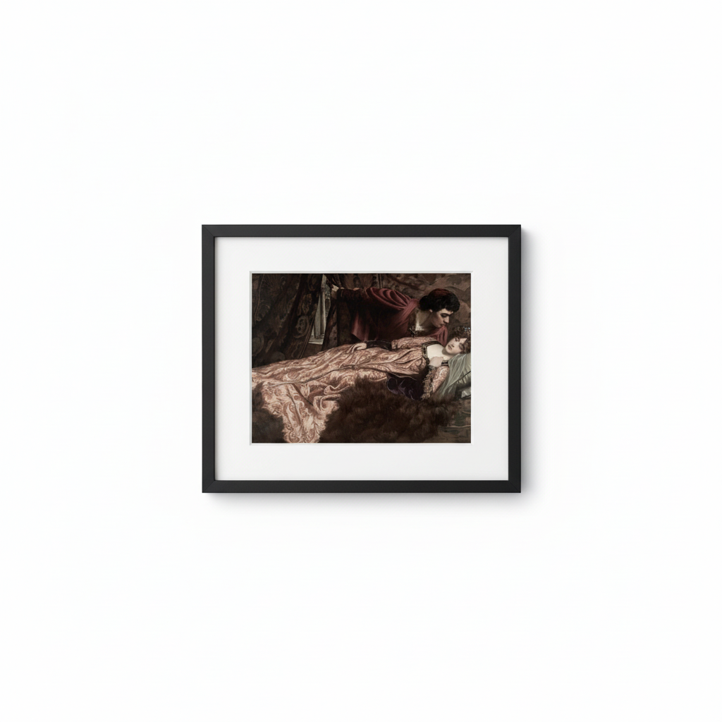 Romantic Classical Couple - Black Frame