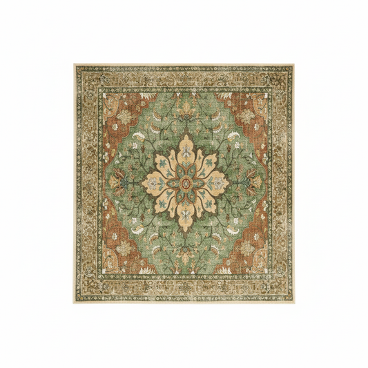 Vintage Floral Area Rug