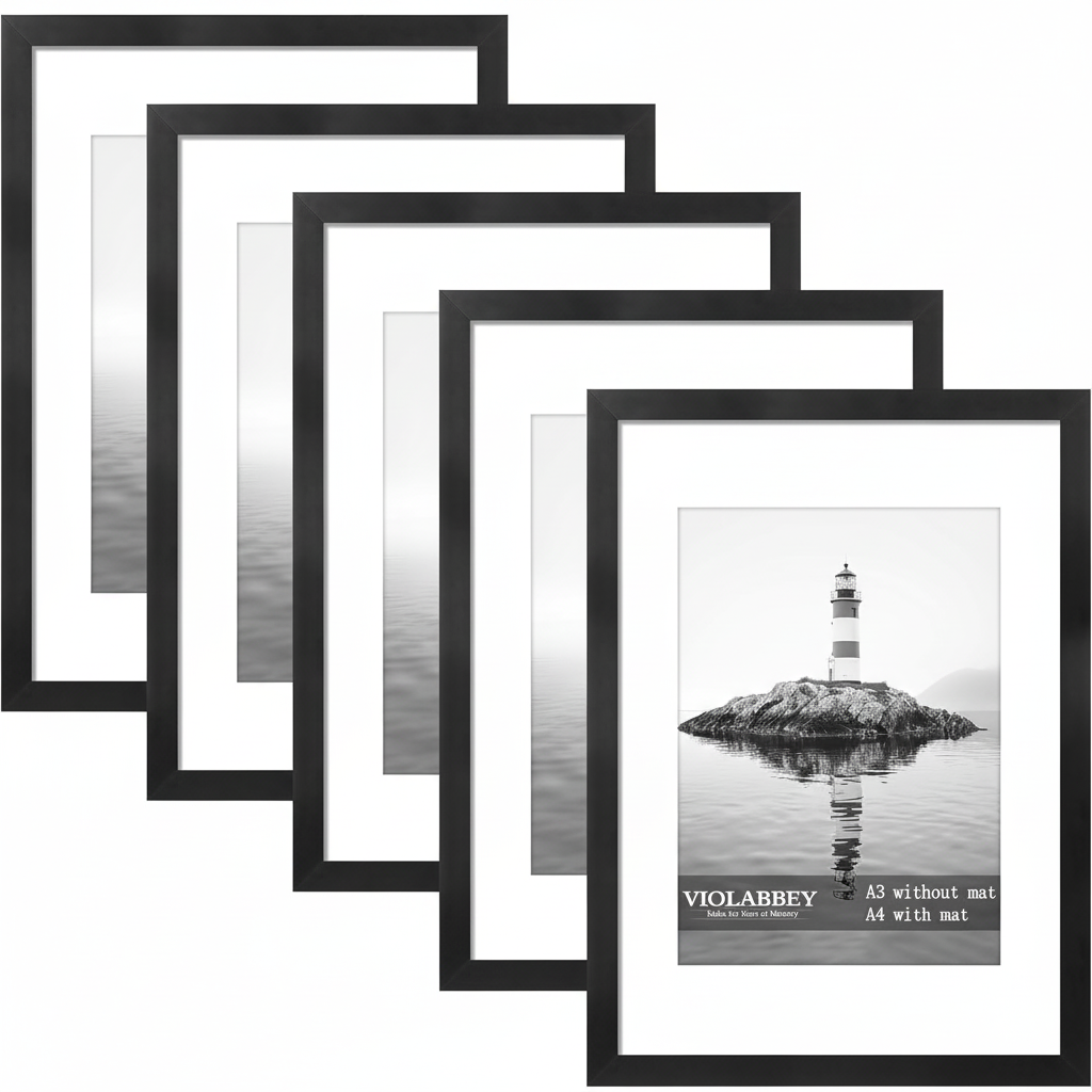 VIOLABBEY Black Picture Frames